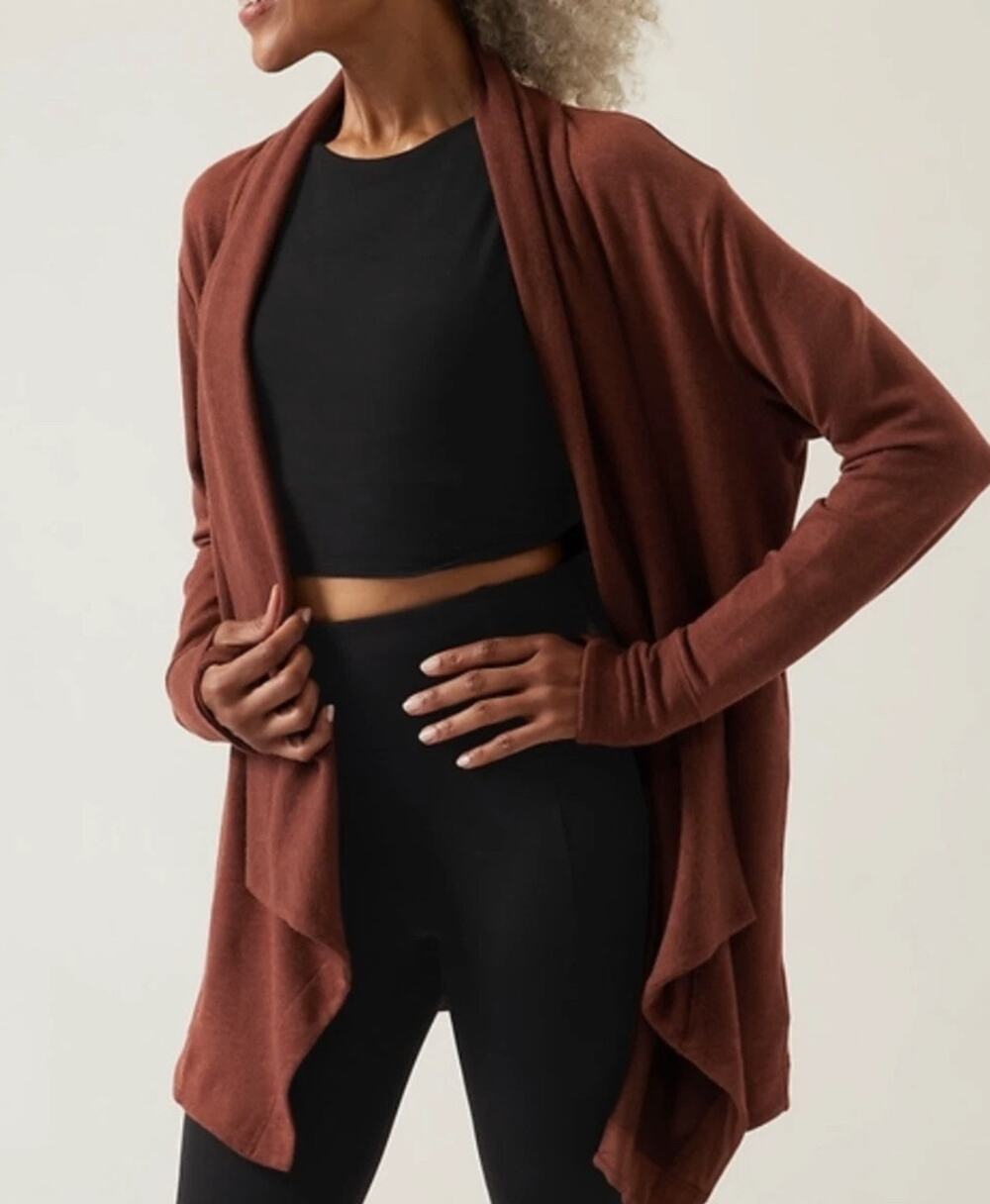 Athleta women's nervana restore wrap size medium